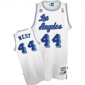 Canotte retro Jerry West,Los Angeles Lakers Bianco