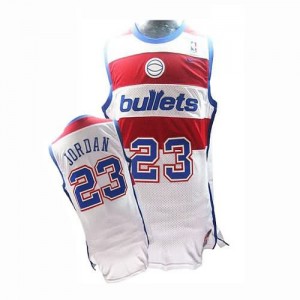 Canotte retro Jordan,Washington Wizards Bianco