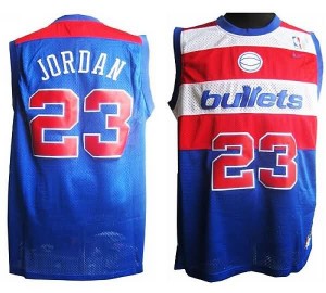 Canotte retro Jordan,Washington Wizards Blu