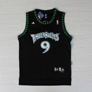 Canotte retro Rubio,Minnesota Timberwolves Nero