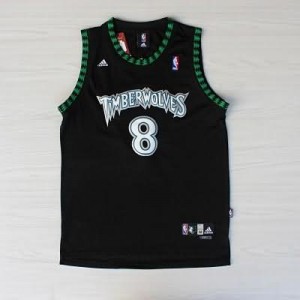 Canotte retro Sprewell,Minnesota Timberwolves Nero