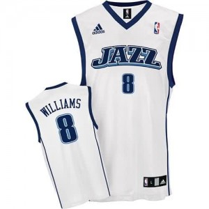 Canotte retro Williams,Utah Jazz Bianco