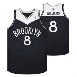 Canotte Rivoluzione 30 retro Williams,Brooklyn Nets Nero