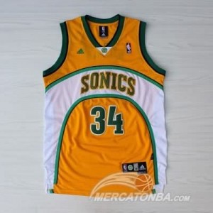 Canotte Allen,Seattle Sonics Giallo