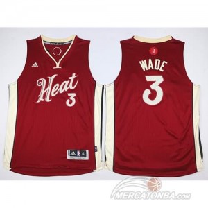 Canotte Bambini Wade,Miami Heats Rosso