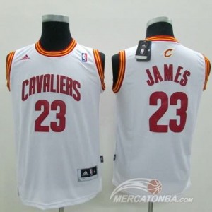 Canotte Bambini James,Cleveland Cavaliers Bianco