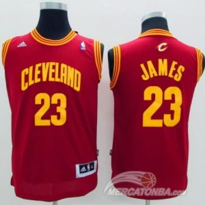 Canotte Bambini James,Cleveland Cavaliers Rosso