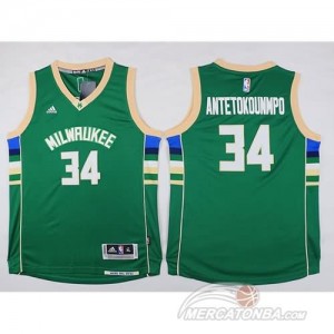 Canotte Bambini Antetokounmpo,Minnesota Timberwolves Verde