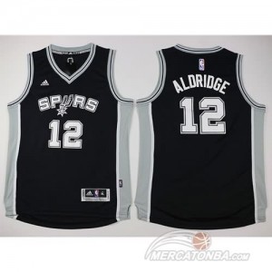 Canotte Bambini Aldridge,San Antonio Spurs Nero