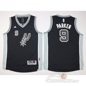 Canotte Bambini Leonard,San Antonio Spurs Nero Grigio