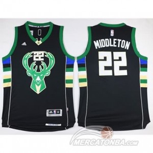 Canotte Middleton,Milwaukee Bucks Nero