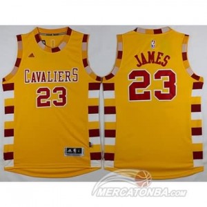 Canotte James,Cleveland Cavaliers Giallo