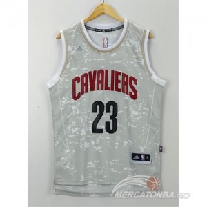 Canotte NBA Luces Cavaliers James Grigio