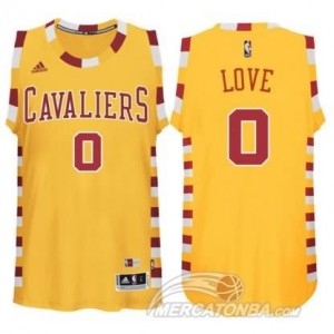 Canotte Love,Cleveland Cavaliers Giallo