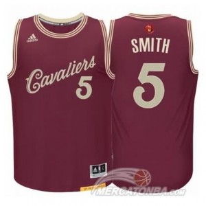 Canotte Smith Christmas,Cleveland Cavaliers Rosso
