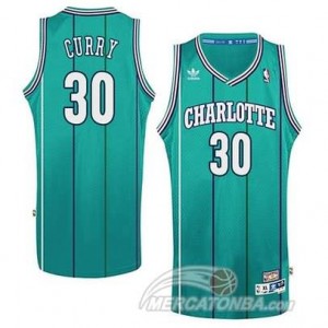Canotte Charlotte Curry,New Orleans Hornets Verde