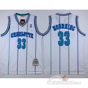 Canotte Charlotte Mourning,New Orleans Hornets Bianco