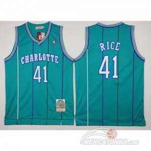 Canotte Charlotte Rice,New Orleans Hornets Verde