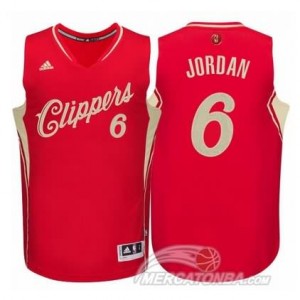 Canotte Jordan Christmas,Los Angeles Clippers Rosso