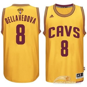 Canotte Rivoluzione 30 Dellavedova,Cleveland Cavaliers Giallo