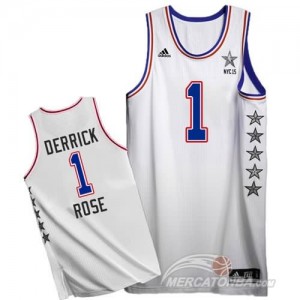 Canotte NBA Derrick,All Star 2015 Bianco