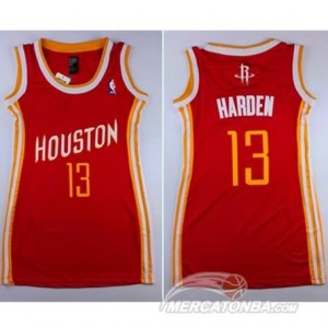 Canotte Donna Harden,Houston Rockets Rosso