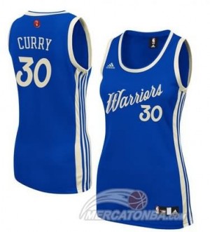 Canotte Donna Curry ChristmasDallas Mavericks Blu