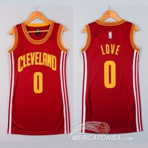 Canotte Donna Love,Cleveland Cavaliers Rosso
