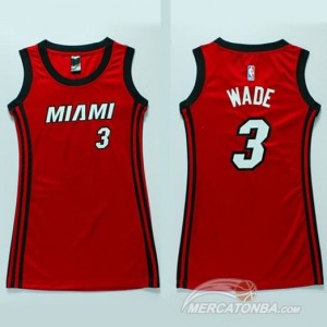 Canotte Donna Wade,Miami Heats Rosso