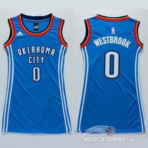 Canotte Donna Westbrook,Oklahoma City Thunder Blu