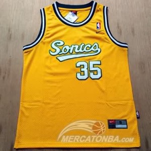 Canotte Durant,Seattle Sonics Giallo