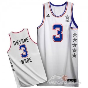 Canotte NBA Dwyane,All Star 2015 Bianco