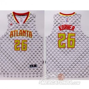 Canotte Korver,Atlanta Hawks Bianco