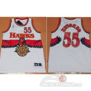 Canotte Mutombo,Atlanta Hawks Bianco