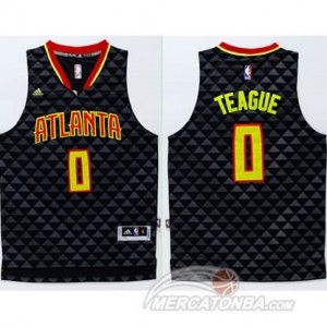 Canotte Teague,Atlanta Hawks Nero