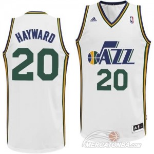 Canotte Hayward,Utah Jazz Bianco