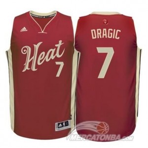 Canotte Dragic Christmas,Miami Heats Rosso