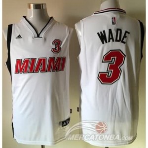 Canotte Wade,Miami Heats Bianco