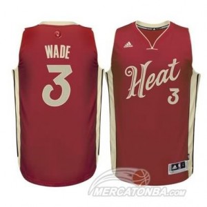 Canotte Wade Christmas,Miami Heats Rosso
