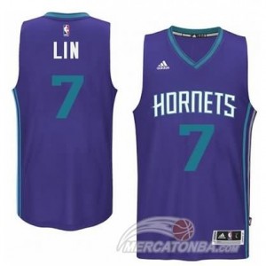 Canotte Retro Lin,New Orleans Hornets Porpora