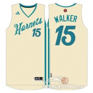 Canotte Walker Christmas ,Charlotte Hornets Bianco