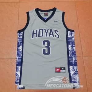 Canotte NCAA Iverson,George Town Grigio