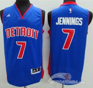 Canotte Jennings,Detroit Pistons Blu