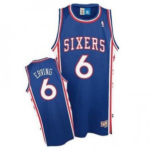 Canotte Julius Erving,Philadelphia 76ers Blu