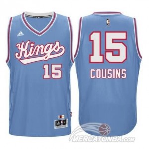 Canotte Cousins,Sacramento Kings Blauw
