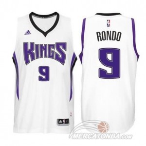 Canotte Rondo,Sacramento Kings Bianco