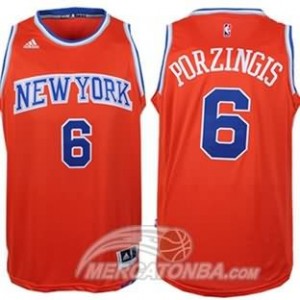 Canotte Porzingis,New York Knicks Arancione