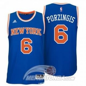 Canotte Porzingis,New York Knicks Blu