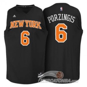 Canotte Porzingis,New York Knicks Nero