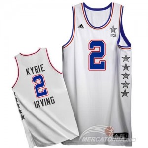 Canotte NBA Kyrie,All Star 2015 Bianco